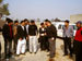 Students standing inside one of the two silage pits at saJWare Dairies