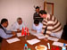 saJWare CEO, Sajjad Mustehsan signing the exclusive distribution agreement with Fimaks in April 2006 along with Mr. Cetin, Fimaks President and saJWare COO, Mr. Husain Mustehsan.